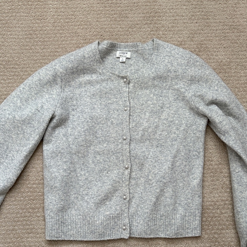 J. Crew Factory Light Gray Women's Cardigan
